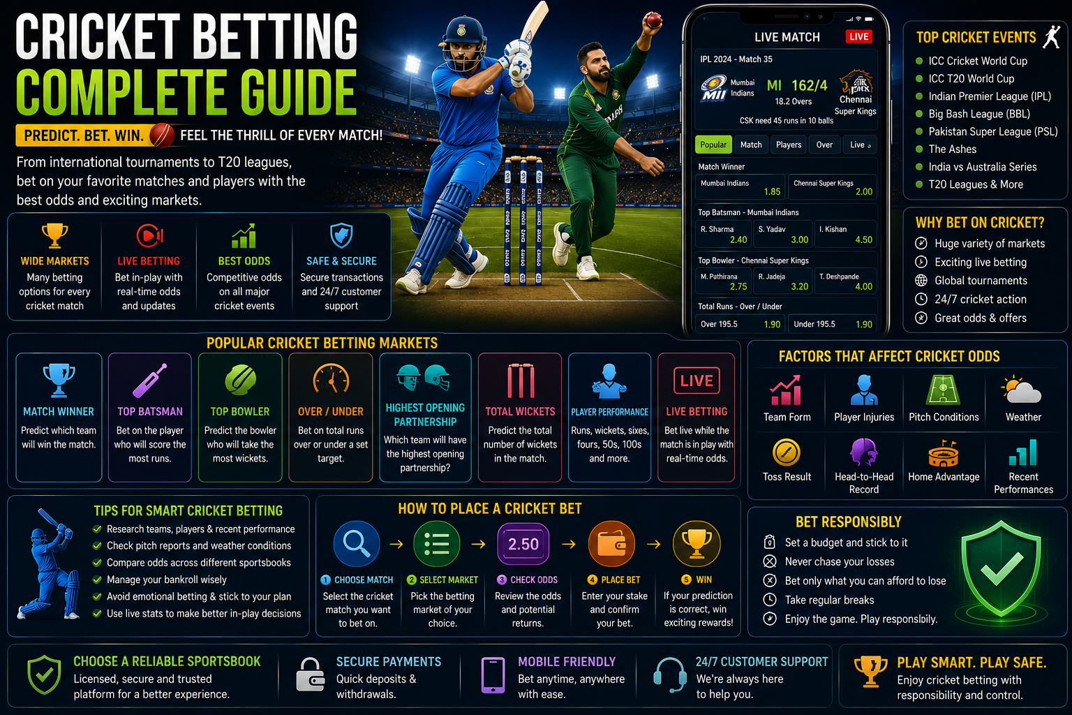 Cricket Betting Guide: Everything You Need to Know About Online Cricket Betting